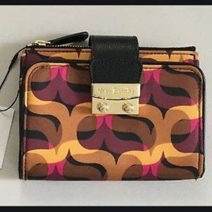 Vera Bradley Pushlock Wallet NWT Modern Lights